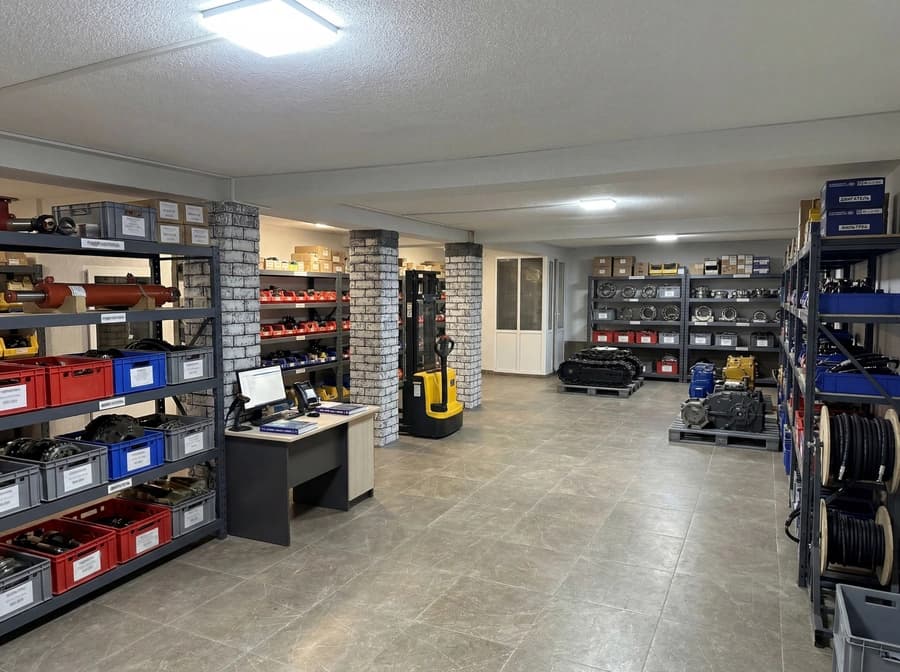 Зона ожидания офиса DELOR PARTS