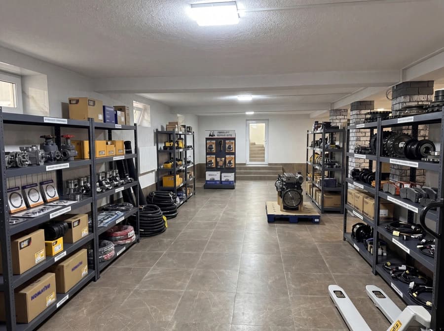 Полки со складскими позициями DELOR PARTS